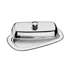 TRAMONTINA - Mantequillera con Tapa Service - Acero Inoxidable 10109020