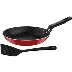 TRAMONTINA - Sarten 22Cm 18Mm Rojo Roch-Loreto CEspatula