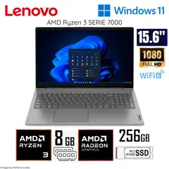 LENOVO - Laptop V15 G4 AMN AMD Ryzen 3 7320U 8GB RAM 256GB SSD 15.6" FHD 82YU00X4LM