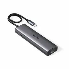 UGREEN - Adaptador Cm512 45000 6 En 1 Usb Rj-45 Usb-C Hdmi 4K-45000