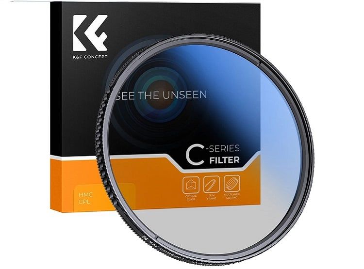 Filtro CPL Polarizador 58mm KyF Concept