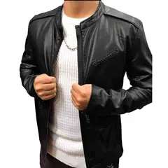 GENERICO - CASACA DE CUERO IMP PREMIUN - ESTILO EXCLUSIVO PARA HOMBRE