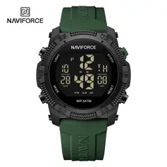 NAVIFORCE - Reloj 7104 Digital Correa Verde de silicona