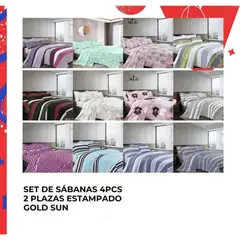 GENERICO - Set de Sabana de 4pcs