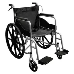 OEM - SILLA DE RUEDAS PLEGABLE PLOMA DELUXE