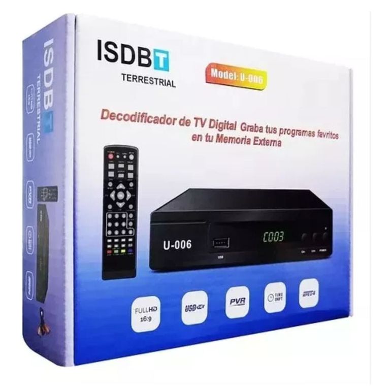 Sintonizador Digital Full HD IPTV.para la señal TDT