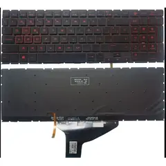 DISEÑO ORIGINAL - Teclado Para Hp Omen 15-dc0003la 15-dc0004la Iluminado Español