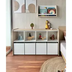 AMUEBLE - JUGUETERO - ORGANIZADOR melamina * VIERT * Tiendas