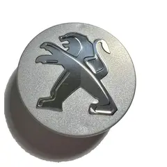 GENERICO - Tapa Central compatible con Aro Peugeot 60mm (juego 4 Unid.)