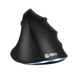 TEROS - Mouse Gamer Vertical Bluetooth Te-5169n - Ergonomico