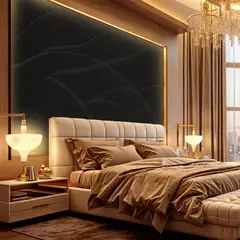 BARAKA HOME - Cabecera Melilla Queen - Negro