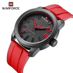 NAVIFORCE - Reloj 9202T Correa Roja de silicona