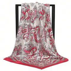 KAST PE - Pañoleta Bandana Pañuelo Sumaq Rojo de 90x90cm