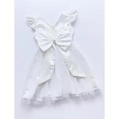 KIDS MASHMELO - VESTIDO DE FIESTA PARA NIÑA CON CINTURON DE PERLAS