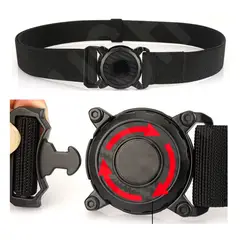 GENERICO - Cinturón correa ELASTICA liberación rápida ROTATIVA multiproposito