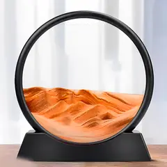 GENERICO - RELOJ DE ARENA DISEÑO DE MAR naranja