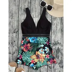 GENERICO - TRAJE DE BAÑO CON COPA Y FORRO INTERNO