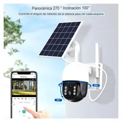 OEM - Camara de Seguridad con Chip y Panel Solar Full HD