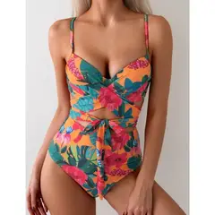 GENERICO - TRAJE DE BAÑO CON COPA Y FORRO INTERNO