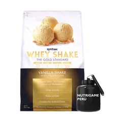SYNTRAX - Proteína Whey Shake 5 LB VAINILLA SHAKE +Porta - Tienda Física