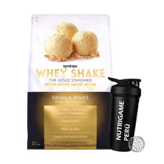 SYNTRAX - Proteína Whey Shake 5 LB VAINILLA SHAKE +Shaker- Tienda Física