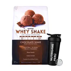 SYNTRAX - Proteína Whey Shake 5 LB CHOCOLATE +Shaker - Tienda Física