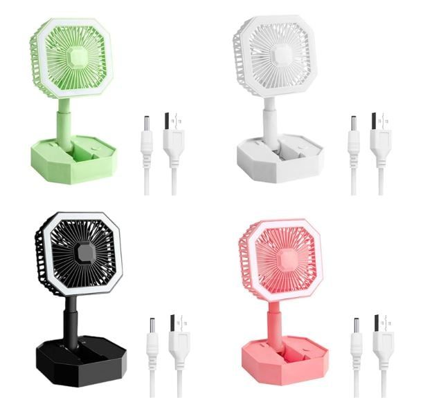 Mini Ventilador De Escritorio Recargable USB