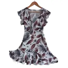 GENERICO - VESTIDO CORTO LINO FRESCO