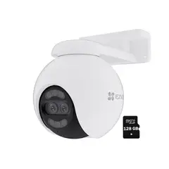 EZVIZ - H80X Dual 4K + 2MP Lente Cámara Wifi Smart Exterior + SD 128GB
