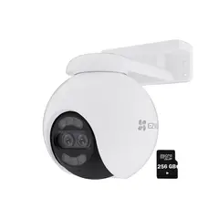 EZVIZ - H80X Dual 4K + 2MP Lente Cámara Wifi Smart Exterior + SD 256GB