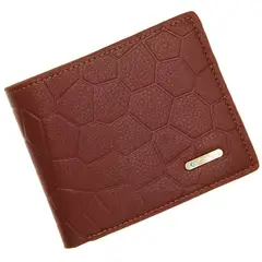 GENERICO - BILLETERA DE HOMBRE DELGADA PLEGABLE CON TARJETERO Y CREMALLERA