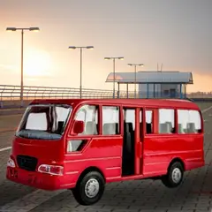 GENERICO - Coaster Rojo De 13 Cm