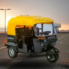 GENERICO - Mototaxi Bajaj Negro Amarillo