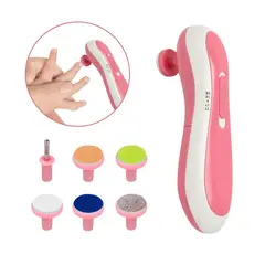 GENERICO - Kit Limador de Uñas Eléctrico para Bebes Rosado