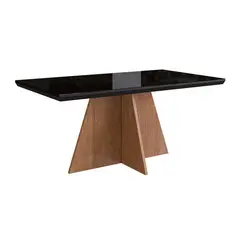 2020 HOME PERU - Mesa de Comedor 160 X 090 - Canela  Negro