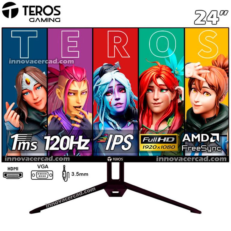 Monitor 24" TE-2415S 23.8 IPS 120HZ 1MS Parlante incorporado