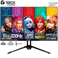 TEROS - Monitor 24" TE-2415S 23.8 IPS 120HZ 1MS Parlante incorporado