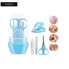 GENERICO - Kit de Cortaúñas para Bebes 4 Piezas Celeste