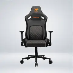 COUGAR - SILLA GAMER DEFENSOR GRAY F INCLINA 155° APOYO LUMBAR - CUELLO