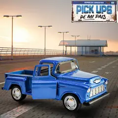 GENERICO - Camioneta Chevy Pickup Azul De 1960