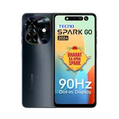 TECNO MOBILE - Tecno Spark Go 2024 64GB ROM + (3GB+3GB RAM EXTENDED) - Negro