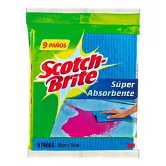 SCOTCH BRITE - Paño Absorbente x9