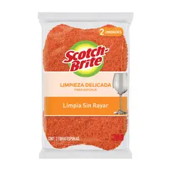 SCOTCH BRITE - Esponja Cero Rayas Cocina x2