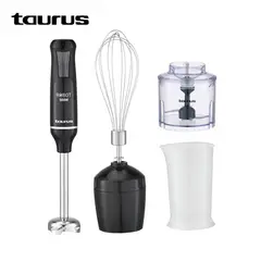 TAURUS - Batidora de Inmersion Robot 500 Plus Inox II Negro