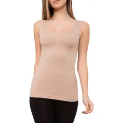 GENERICO - Camiseta Fajera Control Abdomen Beige