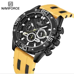 NAVIFORCE - Reloj 8019T Amarillo para Caballero