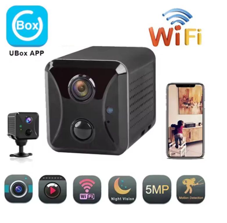 Camara Espia Wi Fi Vision NocturnaCon Bateria De Larga Duracion