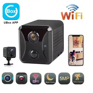 GENERICO - Camara Espia Wi Fi Vision NocturnaCon Bateria De Larga Duracion