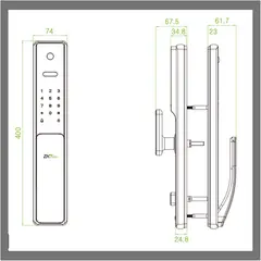 ZKTECO - Cerradura Smart inteligente Wi-Fi multibiométrica -