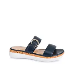 Piazza - Sandalia Strap Casual ALE-2418 AzulEg Viale Cuero